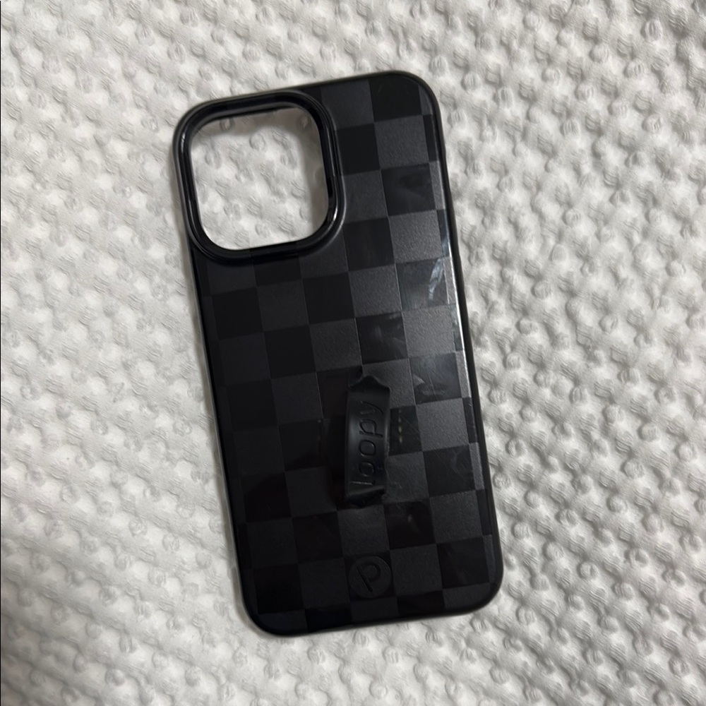 Loopy Case Black Geometric Phone Case